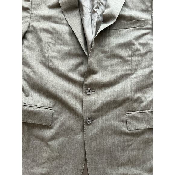 BLACK LABEL Ralph Lauren Wool Blazer Grey Size 42R Sport Coat Notch Lapel - Picture 6 of 14